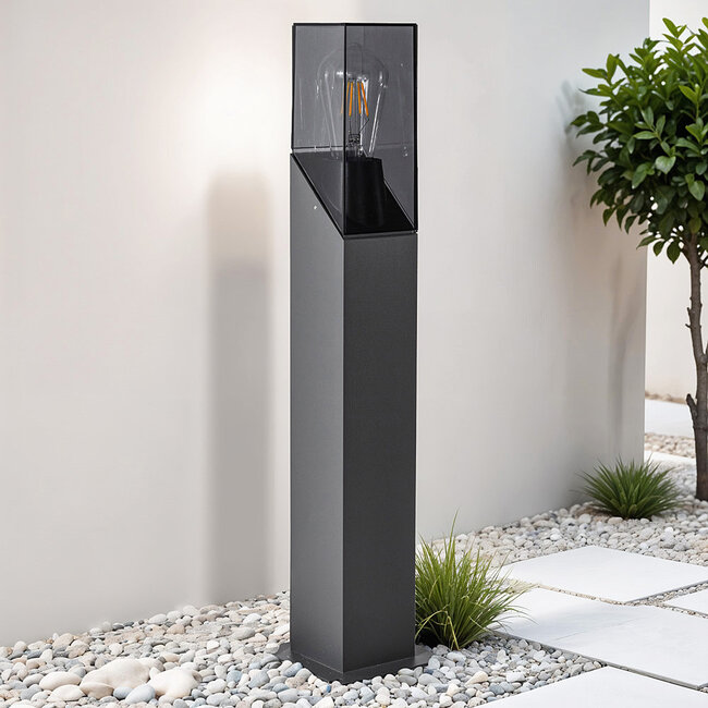 Industrial outdoor floor lamp Jet - anthracite - 60 cm