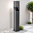 Jet industrial floor lamp, 60 cm - anthracite