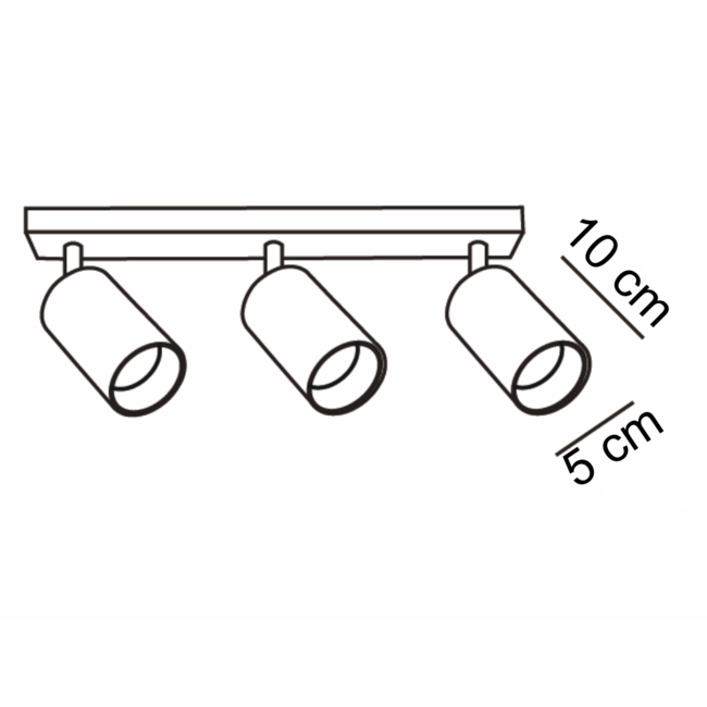 Industrial adjustable ceiling lamp Sid