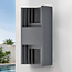 Black wall light for outdoors - Benjamin