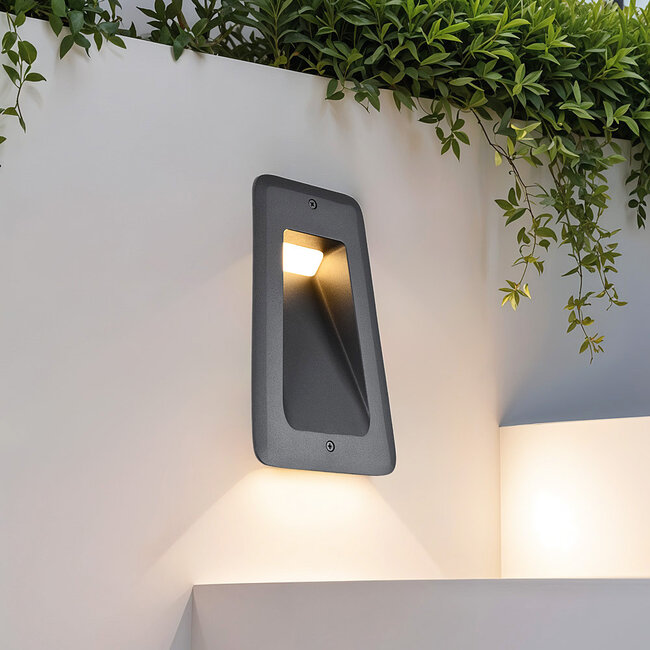 Outdoor recessed wall light - Almar