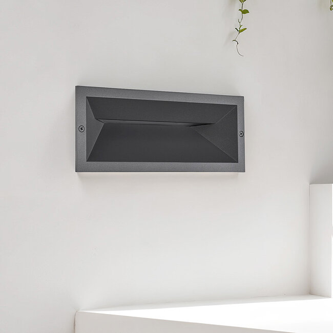 Recessed wall lights for outdoor use - Aston