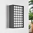 Outdoor wall light Melina - black with integrated LED