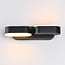 Adjustable 2-light outdoor wall light Stan - black with integrated LED