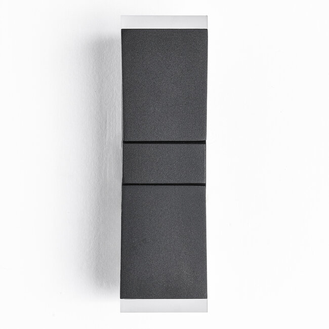 Adjustable wall lamp Michael 2-light - black