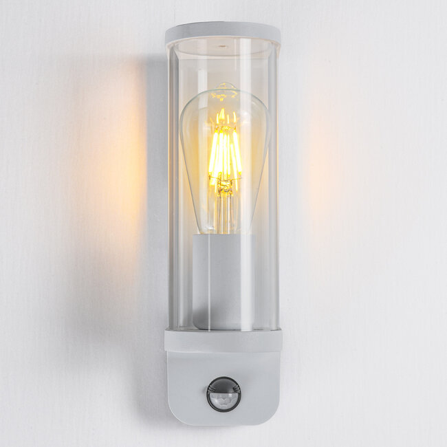 Jani outdoor wall light with sensor - White