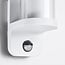 Outdoor wall light Jani with sensor white