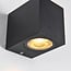 Modern outdoor wall light Wolfie - black square