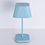 Rechargeable blue table lamp Mike - dimmable