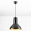 Modern pendant light Sicily - black and gold