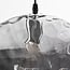 Designer pendant light Palermo - oval smoked glass