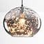 Designer pendant light Palermo - oval smoked glass