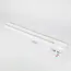 1-phase track lighting system 1.5 metres white with oak wood look track lights - Loek