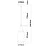 pendant light Mala with elongated glass - amber