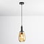 pendant light Mala with elongated glass - amber