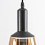 pendant light Mala with elongated glass - amber