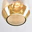 pendant light Mala with elongated glass - amber