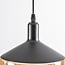 pendant light Mala - amber glass wide globe