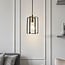 Industrial pendant light Pisa - black and gold