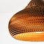 Paper fibre pendant light Lena - natural