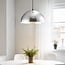 Designer pendant light Luna - aluminium