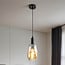 pendant light Mala with elongated glass - amber
