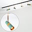 1-phase track system set 1.5 metres with Remi spotlights, blue and gold