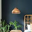 Paper fibre pendant light Lena - natural