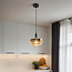 1-bulb pendant light Mala - variant 3 - wide glass