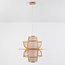 Rustic pendant lamp in layered bamboo - Kyoto