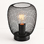 Industrial black table lamp with metal construction - Prison