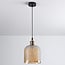 pendant light Lana - spherical amber glass