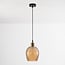 pendant light Lana with amber glass - variant 1