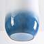 1-bulb pendant light - Anne - blue glass