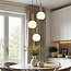 3-bulb pendant light with opal glass - Aiden