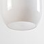 Pendant light with opal glass, 3-bulb - Dayley