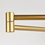 Gold wall light, adjustable arm - Revah