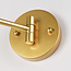Gold wall light, adjustable arm - Revah