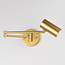 Gold wall light, adjustable arm - Revah
