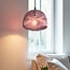pendant light Molly in ribbed glass - purple