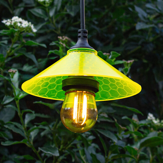 Shade for Festoon bulbs - yellow