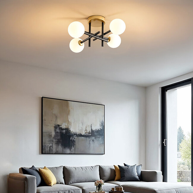 Ceiling light Caleb, 4-light