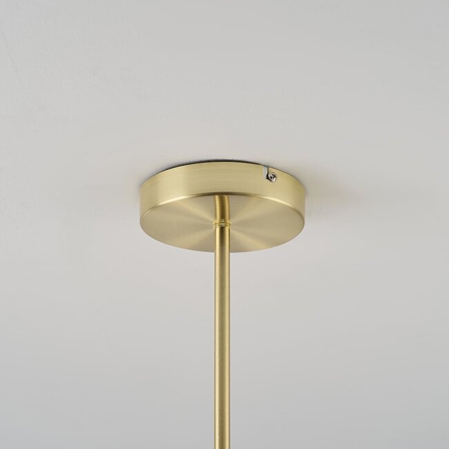 4-light ceiling light Stiri - gold with clear glass