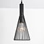 Industrial 3-light pendant lamp Sofia in black metal