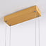 Wooden pendant light Jimmy with integrated LED, dimmable