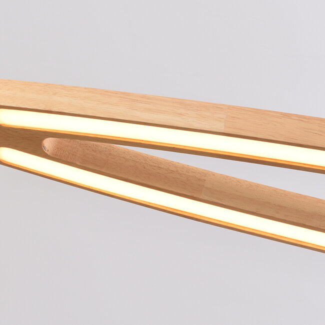 Dimmable Jimmy pendant lamp made of wood