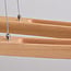 Wooden pendant light Jimmy with integrated LED, dimmable