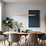 Wooden pendant light Jimmy with integrated LED, dimmable