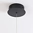 pendant light Devin - slim elongated with integrated LED, black