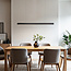 Dimmable black pendant light with LEDs - Devin